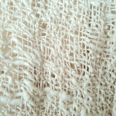 Loose Weave Natural Cotton Throw with Tassels or Pompoms | 130×220cm