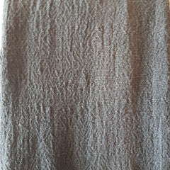 Grey Raw Cotton Throw with Fringe | 140×200cm Soft Minimalist Sofa & Bed Blanket