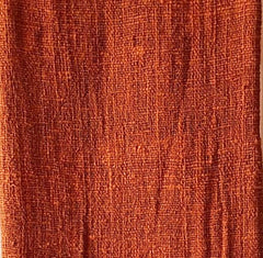 Brick Red Raw Cotton Throw with Natural Beaded Tassels | 127×210cm Soft & Cozy Cotton Blanket for Sofa & Bed