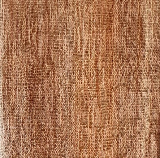 Light Brown Raw Cotton Throw with Natural Beaded Tassels | 140×200cm Soft & Cozy Blanket for Sofa & Bed
