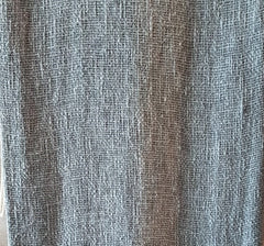 Soft Grey Raw Cotton Throw with Beaded Tassels | 152×216cm Cozy & Breathable Cotton Blanket for Sofa & Bed